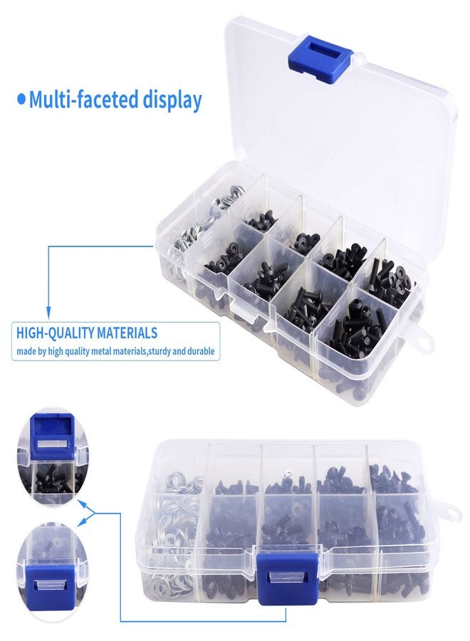 FriHobby 340pcs RC Screw Kit Screws Assortment Kit-M3 Hex Screws 6mm-12mm w/Screw Tray 17mm Hex Wrench, Universal for Traxxas Axial Redcat HSP HPI Arrma 1/5 1/8 1/10 1/12 RC Cars Trucks Crawler - Image 5